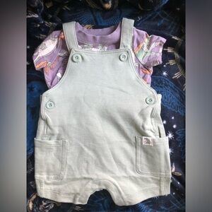 NWOT Carters Boys Overall Set